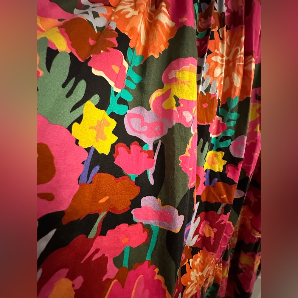 Crosby by Mollie Burch floral puff sleeve dress, XS - Picture 3 of 4
